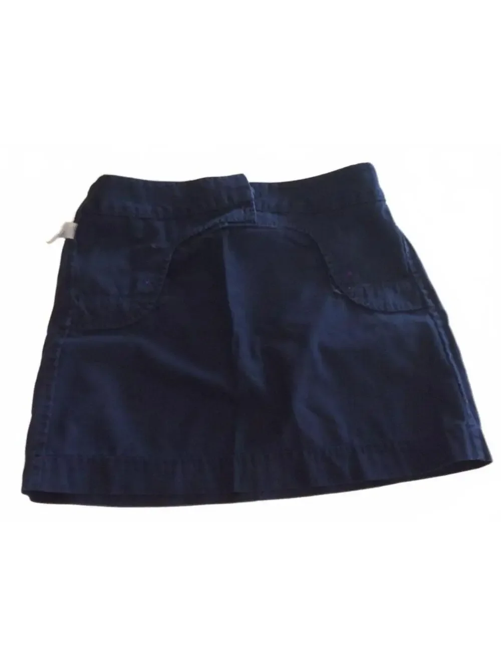 J. Crew Nautical Sailor Style Navy Blue Chino Mini skirt Sz 12
